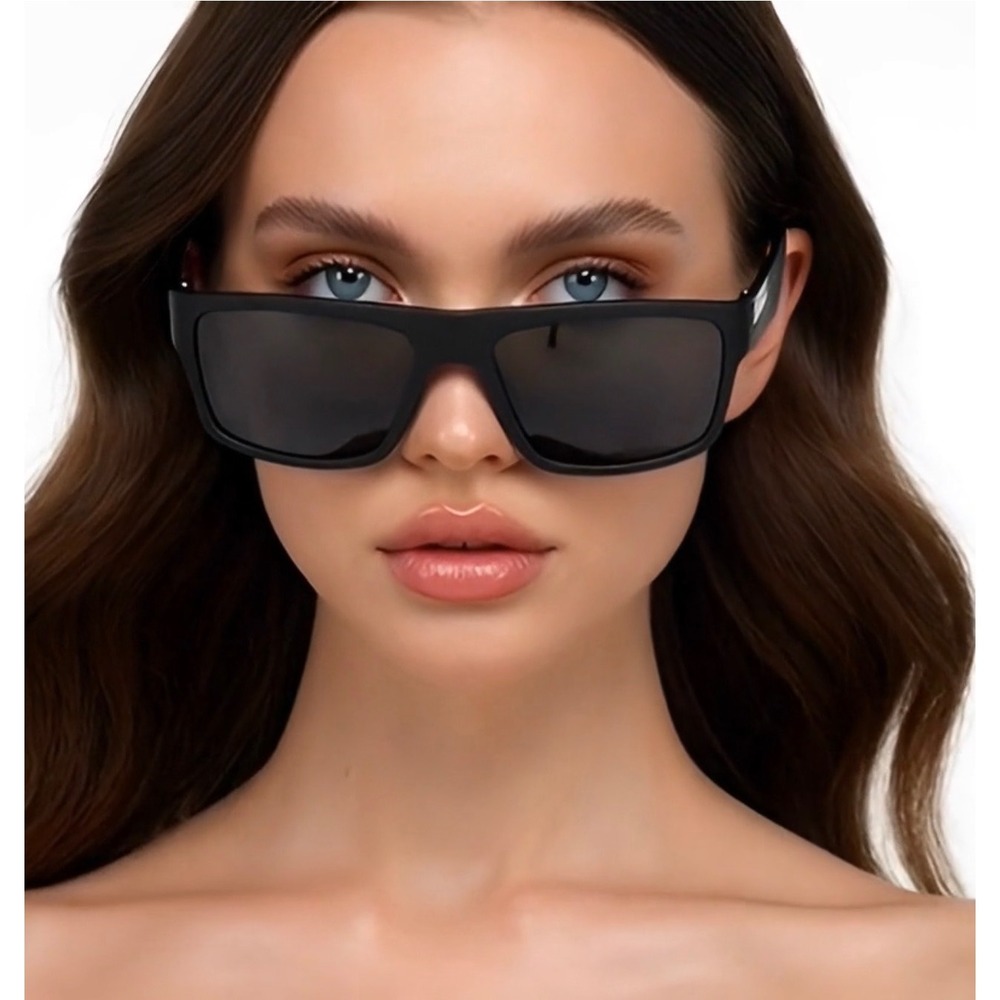 Sleek Polarized Female Sport SunglassesSquare Flat Top UV400 Ladys Vision Lens - Picture 6 of 9